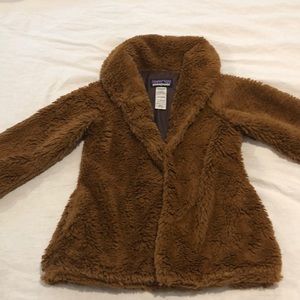 Patagonia plush girls coat